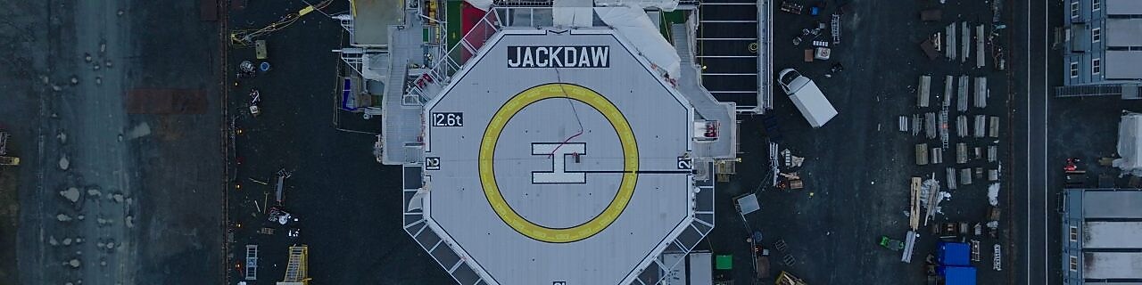 Jackdaw Helipad view from above